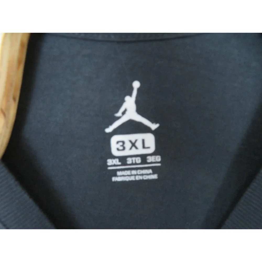 Air Jordan T-Shirt Mens 3XL Black City Graphic Jumpman Tee Basketball Nike